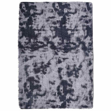 vidaXL Tapis à poils longs Shaggy NAVARRA Gris foncé 120x170 cm Polyester