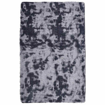vidaXL Teppich Shaggy Hochflor NAVARRA Dunkelgrau 130x200 cm Polyester