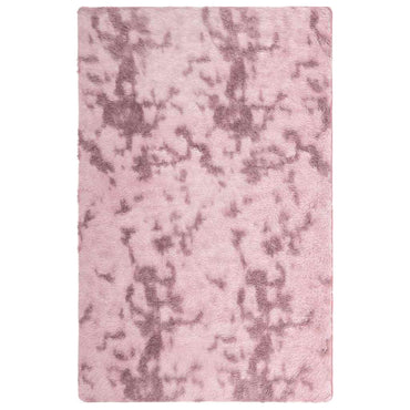 vidaXL Teppich Shaggy Hochflor NAVARRA Altrosa 130x200 cm Polyester
