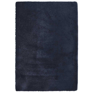 vidaXL Teppich Shaggy Hochflor NAVARRA Marineblau 160x230 cm Polyester