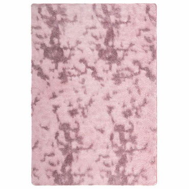 vidaXL Tapis shaggy à poils longs NAVARRA vieux rose 200x290 cm polyester
