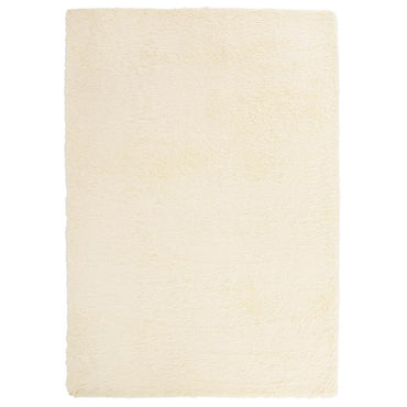 vidaXL Teppich Shaggy Hochflor NAVARRA Creme 240x340 cm Polyester