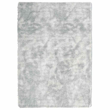 vidaXL Teppich Shaggy Hochflor NAVARRA Silbergrau 240x340 cm Polyester