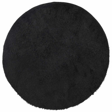 vidaXL Teppich Shaggy Hochflor NAVARRA Schwarz 200x200 cm Polyester