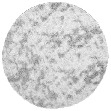 vidaXL Teppich Shaggy Hochflor NAVARRA Silbergrau 200x200 cm Polyester
