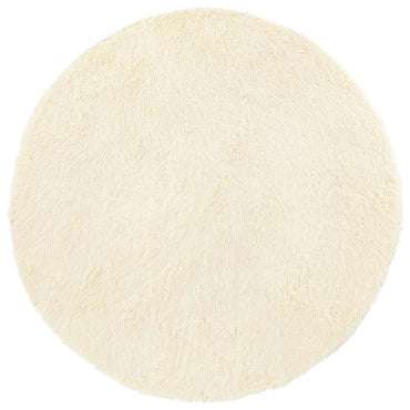 vidaXL Tapis à poils longs Shaggy NAVARRA Crème 240x240 cm Polyester