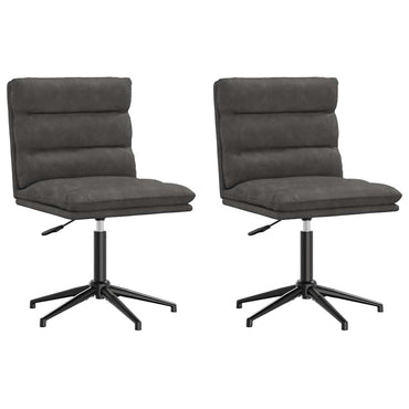 vidaXL Esszimmerstühle 2 Stk. Schwarz Kunstleder
