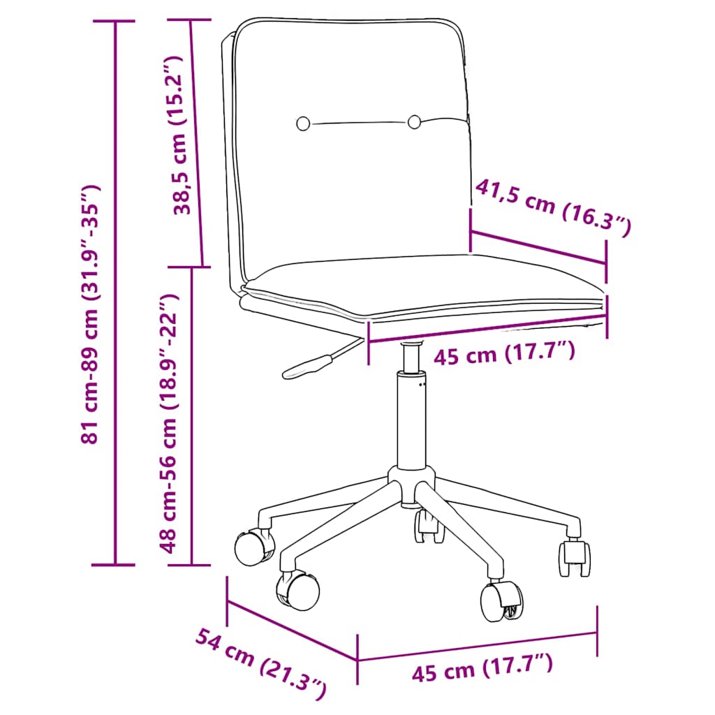 vidaXL Chaises de salle à manger 4 pcs Similicuir Noir