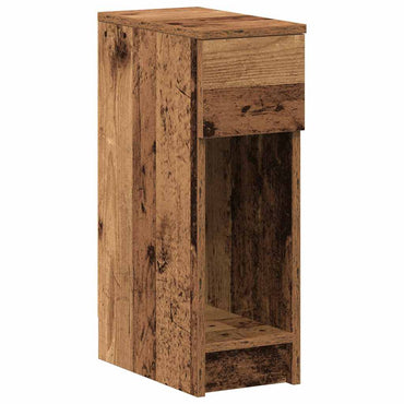 vidaXL Nachttisch mit Schublade Altholz-Optik 20x36x60 cm