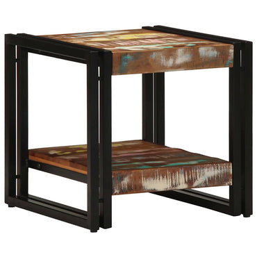 vidaXL Couchtisch 40 x 40 x 38 cm Massives upgecyceltes Holz