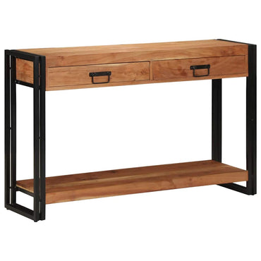 vidaXL Konsolentisch Braun 120 x 33 x 75 cm Massivholz Akazie