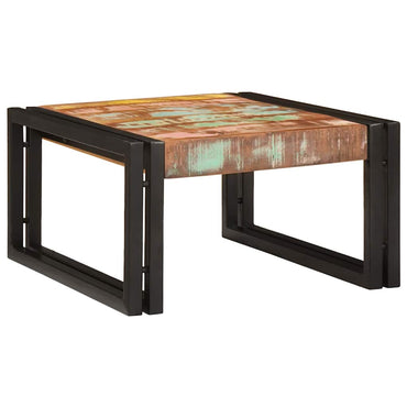 vidaXL Badregal mit Regal Mehrfarbig 60 x 50 x 23 cm Massives Altholz