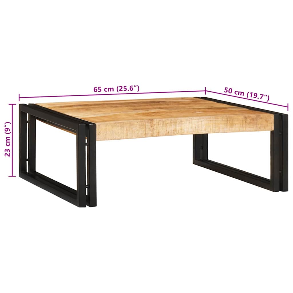 vidaXL Badregal Braun 65 x 50 x 23 cm Massives rohes Mangoholz