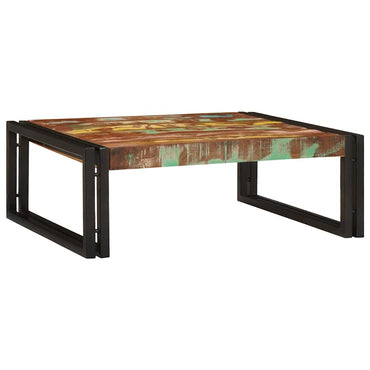 vidaXL Badregal mit Regal Mehrfarbig 65 x 50 x 23 cm Massives Altholz