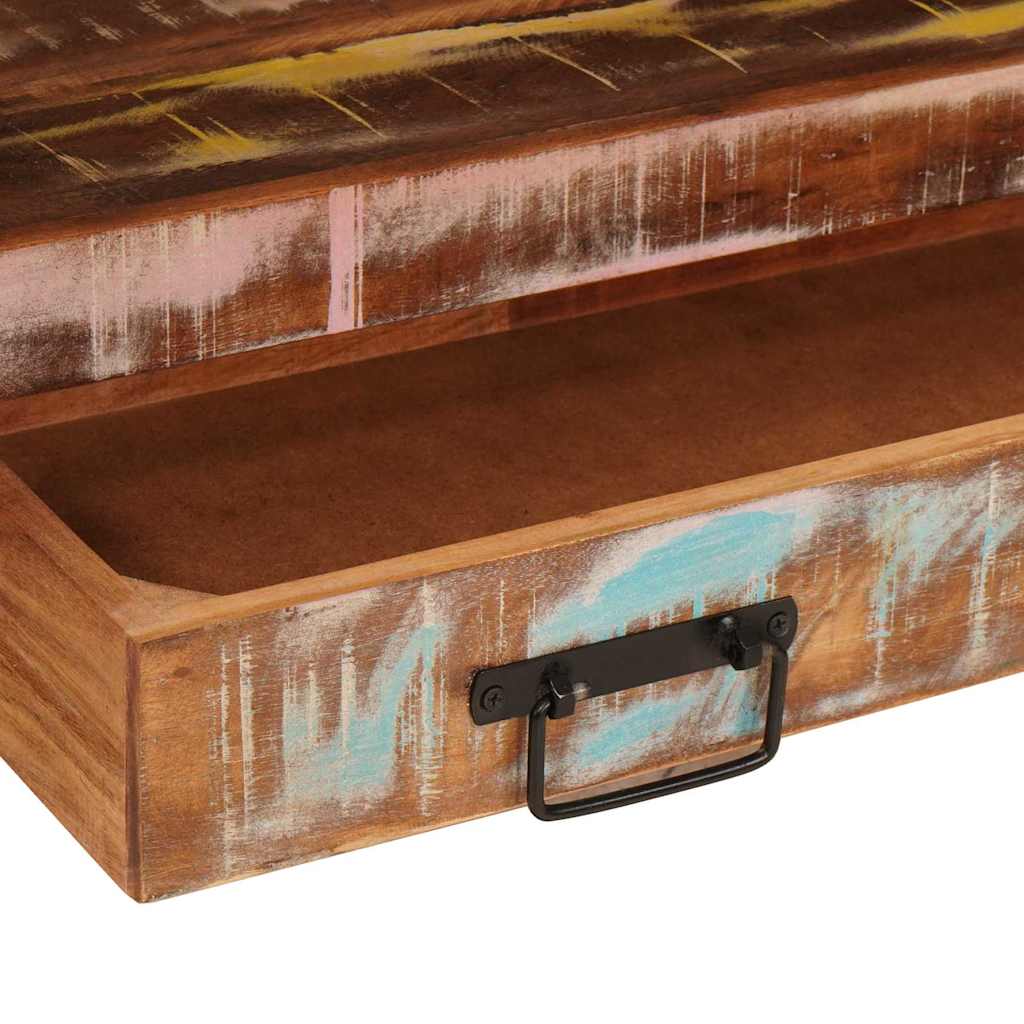 Waschtischunterschrank Mehrfarbig Massives upgecyceltes Holz