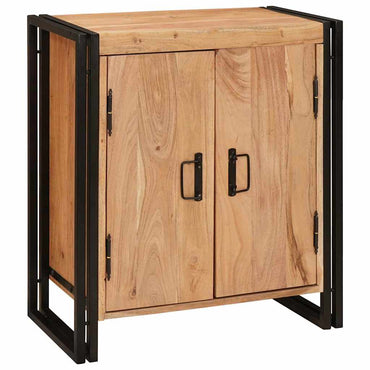vidaXL Nachttisch Braun 66 x 35 x 76 cm Massivholz Akazie