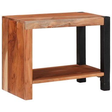 vidaXL Bücherregal Braun 50 x 30 x 40 cm Massivholz Akazie