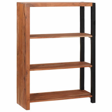 vidaXL Bücherregal Braun 80 x 30 x 110 cm Massivholz Akazie