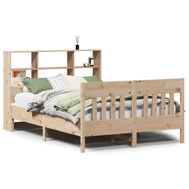 vidaXL Massivholzbett ohne Matratze 150x200 cm Kiefernholz