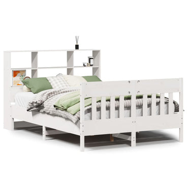 vidaXL lit en bois massif sans matelas blanc 120x190 cm bois de pin