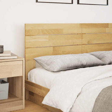 vidaXL Kopfteil 160 cm Massivholz Eiche
