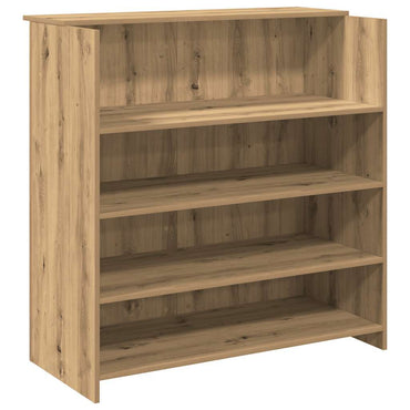 vidaXL Empfangstheke Artisan-Eiche 100x50x103,5 cm Holzwerkstoff