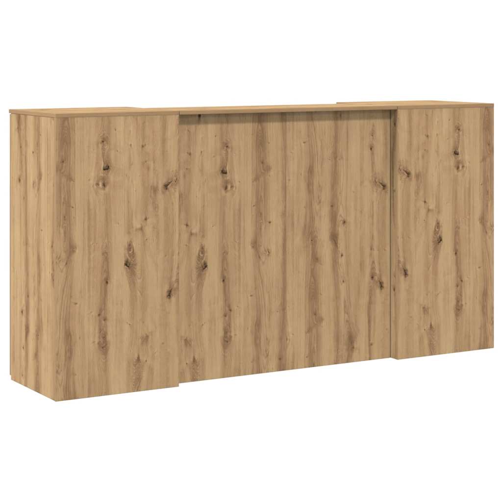 Empfangstheke Artisan-Eiche 200x50x103,5 cm Holzwerkstoff