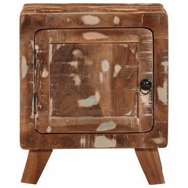 vidaXL Nachttisch 40x32x46 cm Altholz Massiv