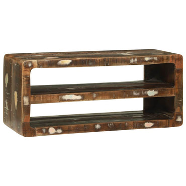 vidaXL TV-Schränk Mehrfarbig 80 x 32 x 36 cm Massivholz Altholz