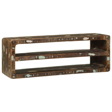 vidaXL TV-Schränk Mehrfarbig 100 x 32 x 36 cm Massivholz Altholz