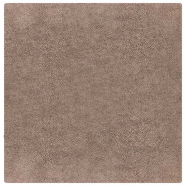 vidaXL Anti-Rutsch Shaggy Teppich Braun 120 x 120 cm PP