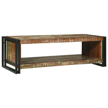 vidaXL Couchtisch 120 x 50 x 38 cm Massives upgecyceltes Holz
