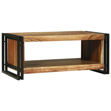 vidaXL Couchtisch Braun 90 x 50 x 38 cm Massivholz Akazie