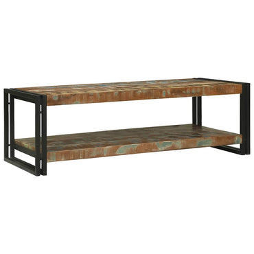 vidaXL Couchtisch Mehrfarbig Massives upgecyceltes Holz