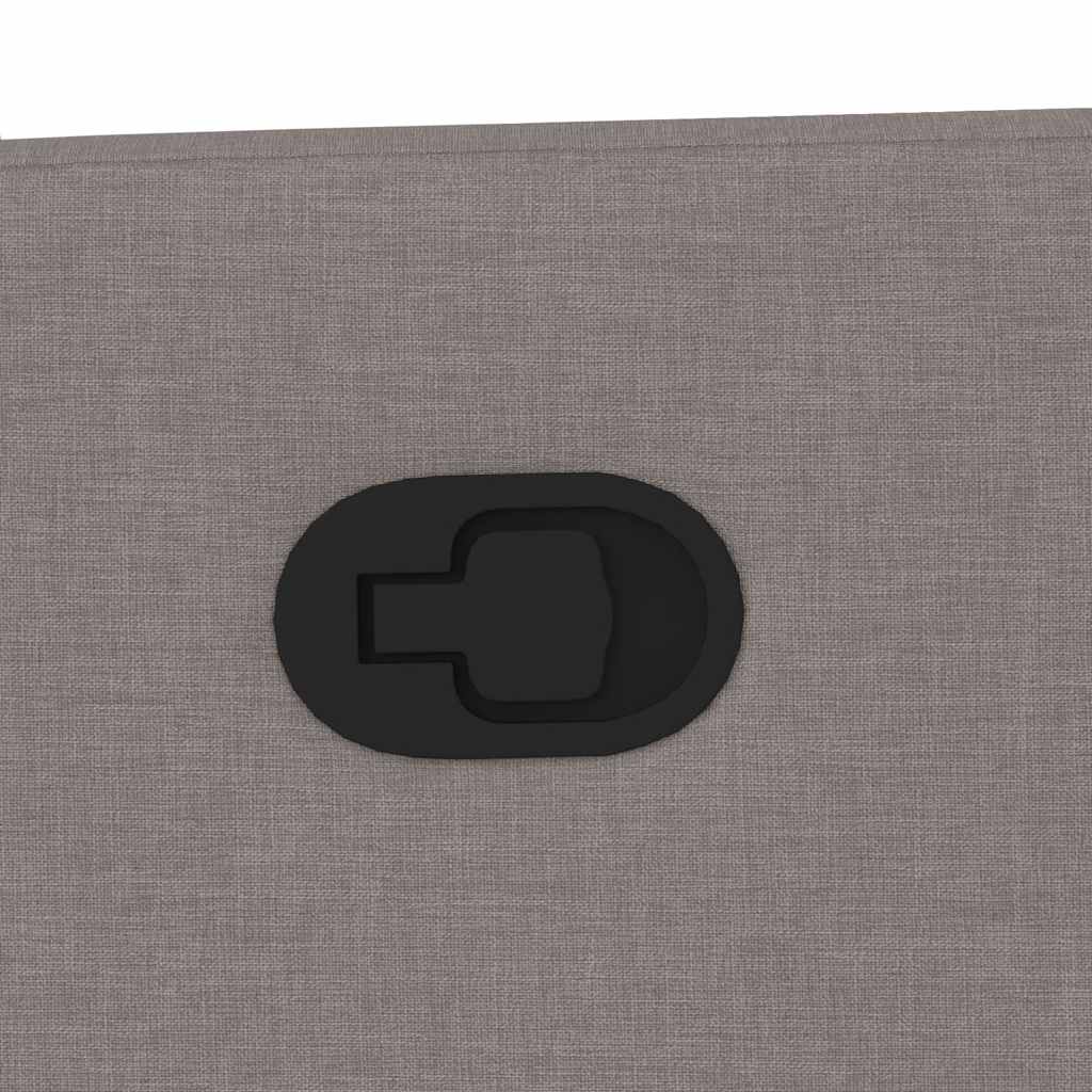 vidaXL Fauteuil relax avec fonction releveur Tissu taupe