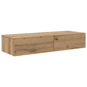 vidaXL Étagère murale avec tiroirs Chêne artisan 100x36x19 cm