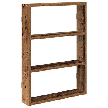 vidaXL Wandregal Altholz-Optik 43x9x60 cm Holzwerkstoff