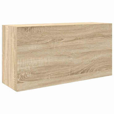 vidaXL Meuble haut de salle de bain chêne Sonoma 80x25x40 cm aggloméré