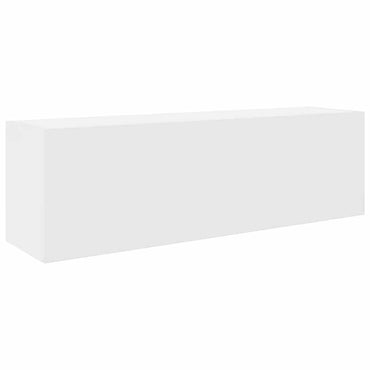 vidaXL Bad-Wandschrank Weiß 100x25x30 cm Holzwerkstoff