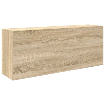 vidaXL Armoire murale de salle de bain chêne Sonoma 100x25x40 cm aggloméré