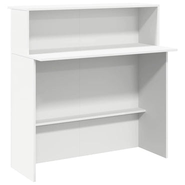 vidaXL Empfangstresen Weiß 100 x 50 x 103,5 cm Holzwerkstoff
