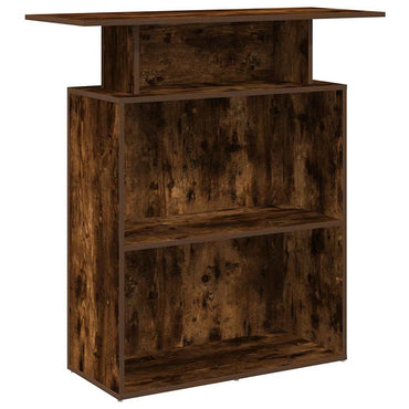 vidaXL Empfangstheke Räuchereiche 100x40x104 cm Holzwerkstoff