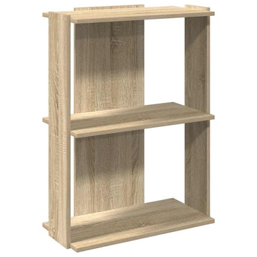 vidaXL Bibliothèque 3 étagères chêne Sonoma 60x30x80 cm bois d'ingénierie