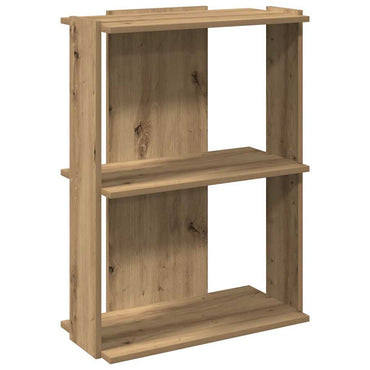 vidaXL Bibliothèque 3 étagères Chêne artisan 60x30x80 cm Bois d'ingénierie