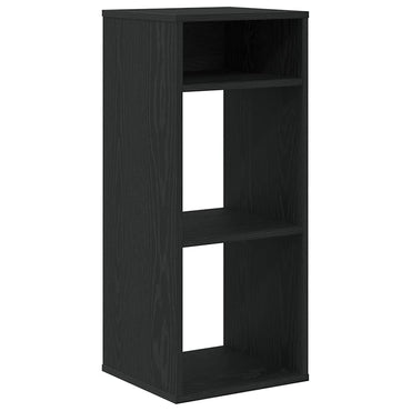 vidaXL Bibliothèque noire 34x31x80 cm en bois d'ingénierie