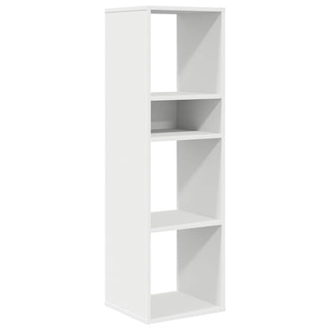 vidaXL Étagère à livres blanche 34x31x112 cm en bois d'ingénierie