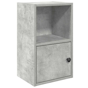 vidaXL Étagère à livres gris béton 31x24x52 cm en bois d'ingénierie