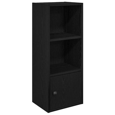 vidaXL Bibliothèque aspect chêne noir 31x24x77 cm Bois d'ingénierie