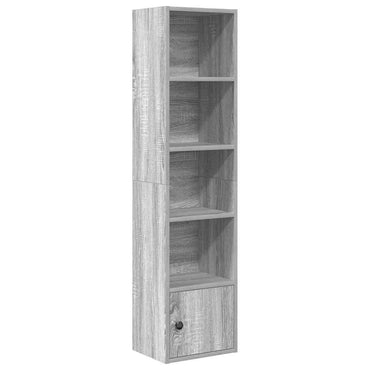 vidaXL Bibliothèque gris Sonoma 31x24x127 cm bois d'ingénierie