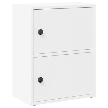vidaXL Bücherregal Weiß 40x24x52 cm Holzwerkstoff